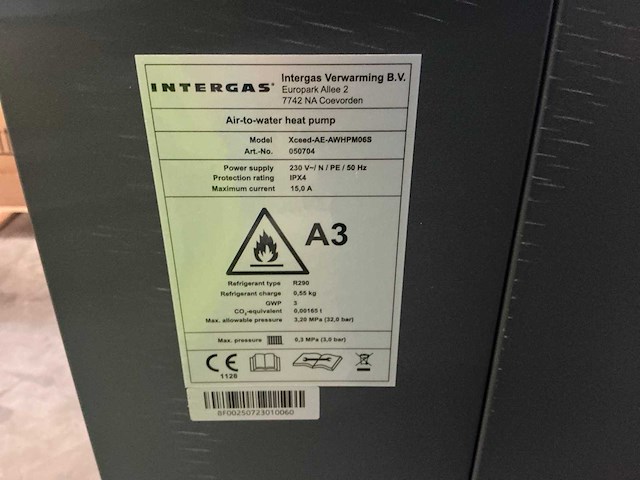 Intergas xceed all-electric warmtepomp buitenunit - afbeelding 5 van  5