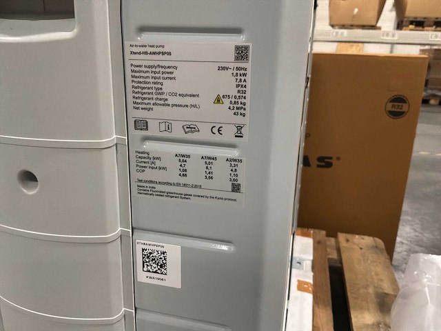 Intergas xtend hybride warmtepomp 5 kw split buitenunit - afbeelding 12 van  13