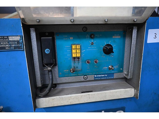 Interlas / british federal welder machine s4sw/1 puntlasmachine - afbeelding 1 van  1