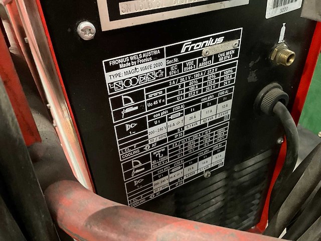 Interlas / fronius magic wave 2000 lasapparaat - afbeelding 2 van  10