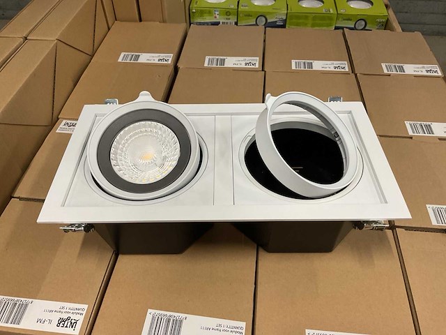 Interlight dubbele led inbouwspot (16x) - afbeelding 2 van  8