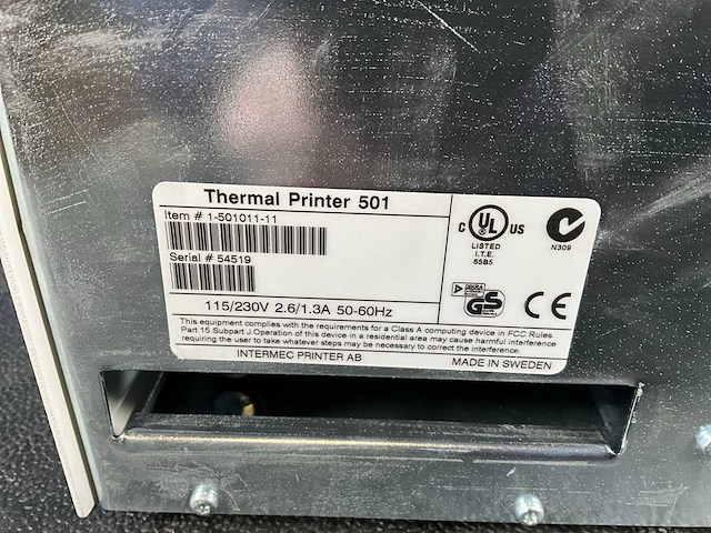 Intermec easycoder 501e labelprinter - afbeelding 8 van  8