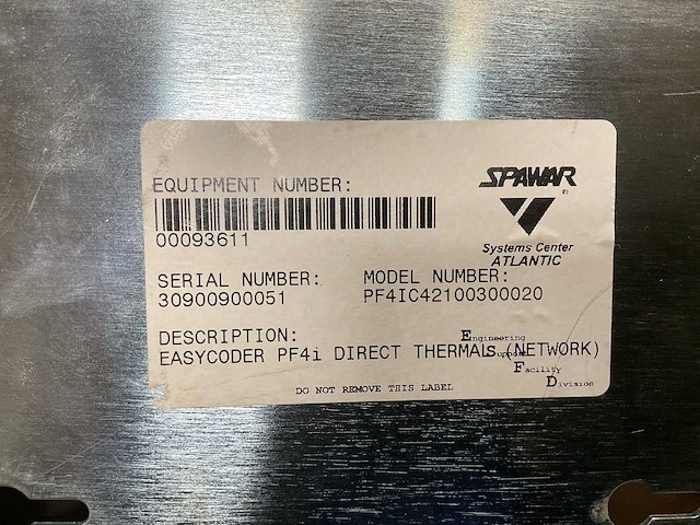 Intermec easycoder pf4i labelprinter - afbeelding 7 van  7