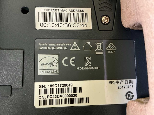Intermec pc43d labelprinter - afbeelding 7 van  7