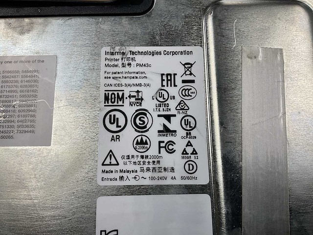 Intermec pm43c labelprinter - afbeelding 6 van  6