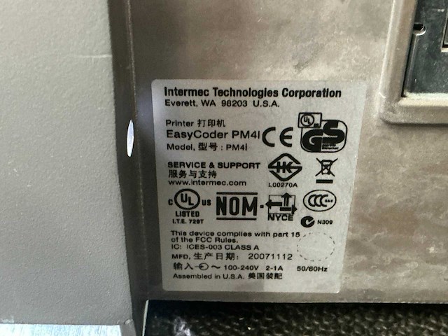 Intermec pm4i eastcoder labelprinter - afbeelding 5 van  5