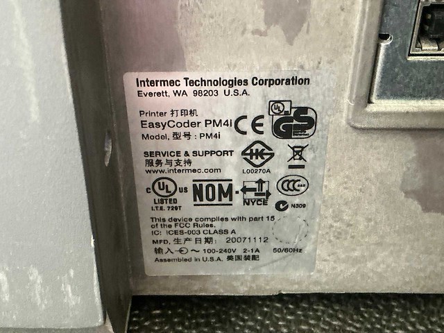 Intermec pm4i eastcoder labelprinter - afbeelding 6 van  6