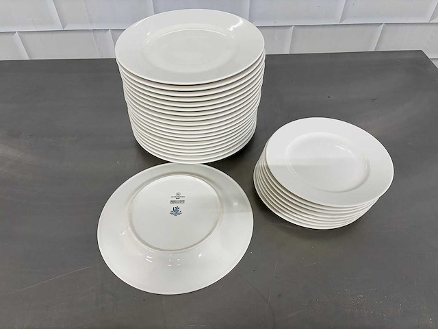 Intermezzo - ontbijt-en lunchbord porselein (28x) - afbeelding 1 van  3