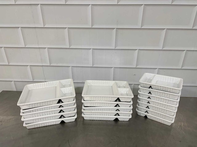 Intermezzo - porselein friet/snack schaal (17x) - afbeelding 1 van  3