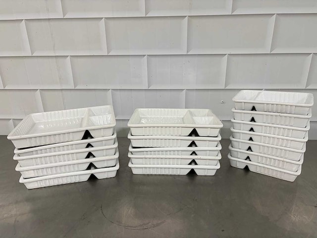 Intermezzo - porselein friet/snack schaal (17x) - afbeelding 2 van  3