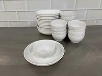 Intermezzo - voorgerecht bordje en schaaltje porselein (15x) - afbeelding 2 van  3