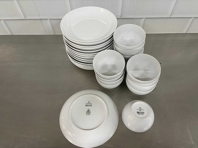 Intermezzo - voorgerecht bordje en schaaltje porselein (15x) - afbeelding 3 van  3