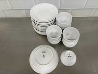 Intermezzo - voorgerecht bordje en schaaltje porselein (15x) - afbeelding 3 van  3