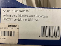 Intersteel rotterdam skg*** voordeur kruk/kruk veiligheidsbeslag - afbeelding 2 van  2