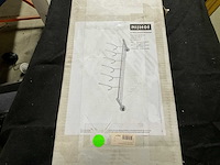 Intersteel wandkapstok 100cm rvs - afbeelding 1 van  1