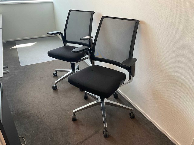 Interstuhl vintage bureaustoel (2x) - afbeelding 1 van  3