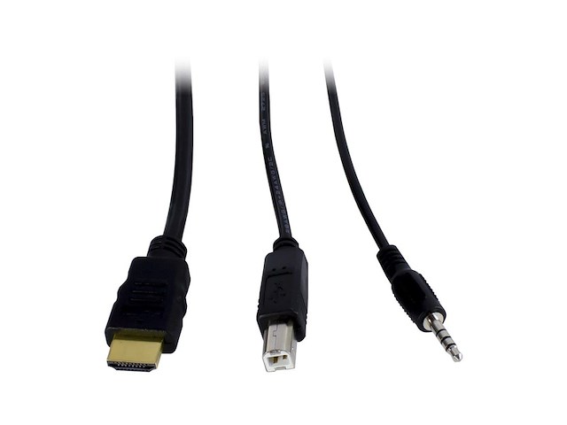 Intertech as41ha hdmi kvm switch zwart - afbeelding 3 van  4
