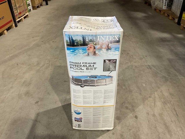 Intex 26712gn prism frame premium 3,7m opzetzwembad - afbeelding 4 van  8