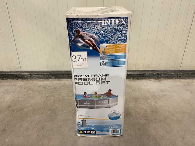 Intex 26712gn prism frame premium 3,7m opzetzwembad - afbeelding 1 van  7