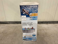 Intex 26712gn prism frame premium 3,7m opzetzwembad - afbeelding 1 van  7