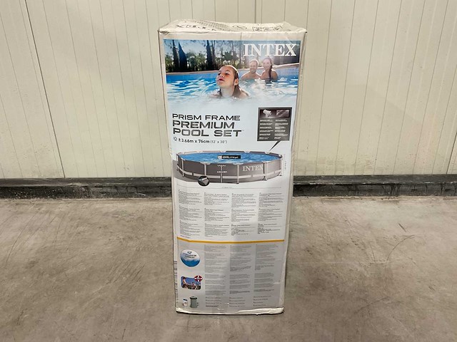 Intex 26712gn prism frame premium 3,7m opzetzwembad - afbeelding 2 van  7