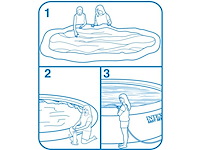 Intex 28122gn easy set zwembad set 305 cm x 76cm rond blauw - afbeelding 3 van  4