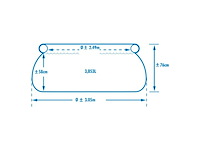 Intex 28122gn easy set zwembad set305 cm x 76cm rond blauw - afbeelding 4 van  5