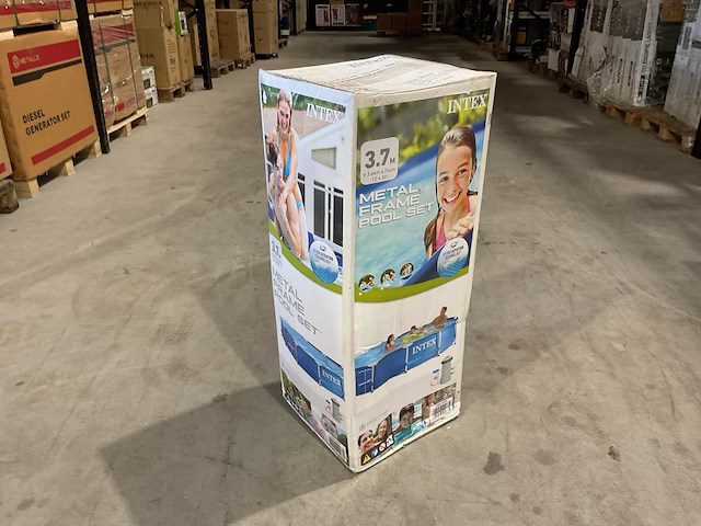Intex 28212gn 3,7m opzetzwembad - afbeelding 1 van  3