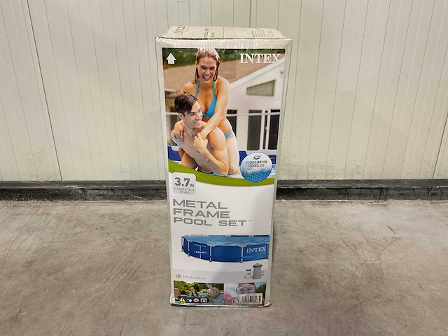 Intex 28212gn 3,7m opzetzwembad - afbeelding 1 van  8