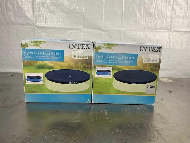 Intex afdekzeil 305cm zwembad (2x) - afbeelding 1 van  4