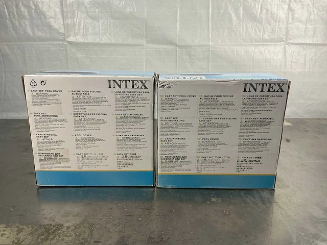 Intex afdekzeil 305cm zwembad (2x) - afbeelding 2 van  4