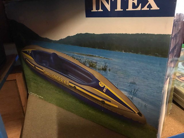 Intex challenger k2 opblaaskano - afbeelding 1 van  2