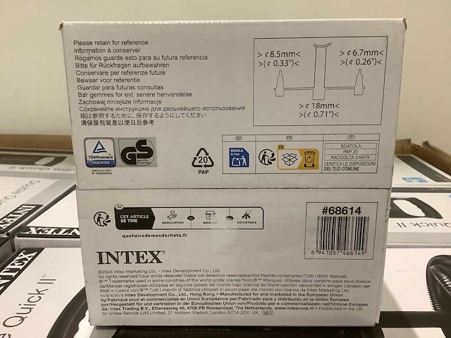 Intex double quick ii handpomp (24x) - afbeelding 3 van  4