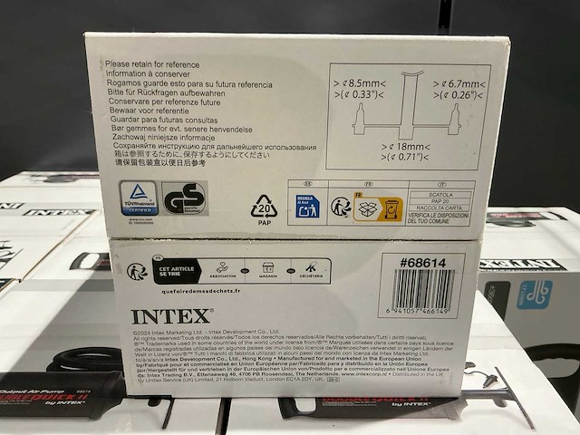 Intex double quick ll handpomp (11x) - afbeelding 2 van  2