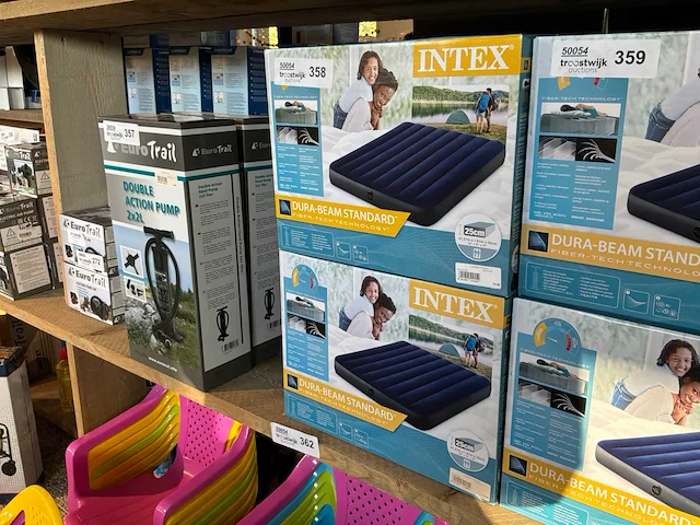 Intex flocked luchtbed (6x) - afbeelding 1 van  4