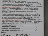 Intoleran quatrase 5000 enzymenmix – 3 doosjes á 36 capsules - afbeelding 3 van  3