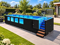Intorelax 12 m (40 ft) container zwembad met ramen