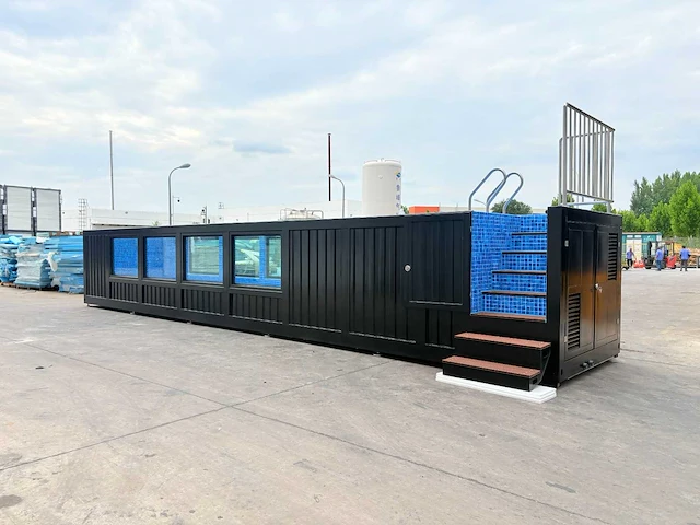 Intorelax 12 m (40 ft) container zwembad met ramen - afbeelding 7 van  13