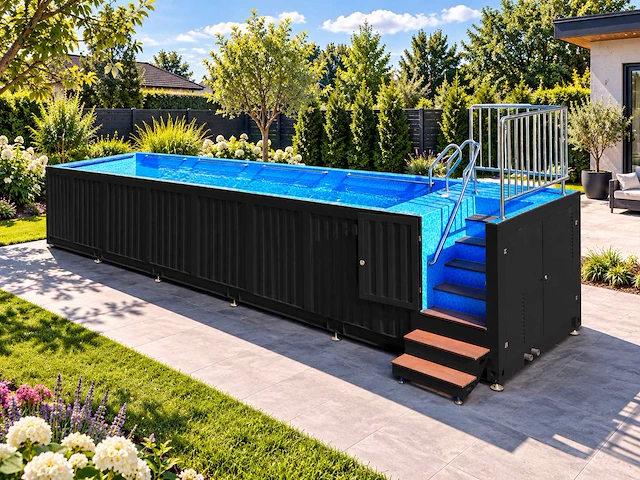 Intorelax 12 m (40 ft) container zwembad - afbeelding 1 van  6