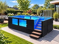 Intorelax 6 m (20 ft) container zwembad met ramen