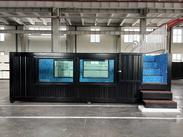Intorelax 6 m (20 ft) container zwembad met ramen - afbeelding 8 van  12