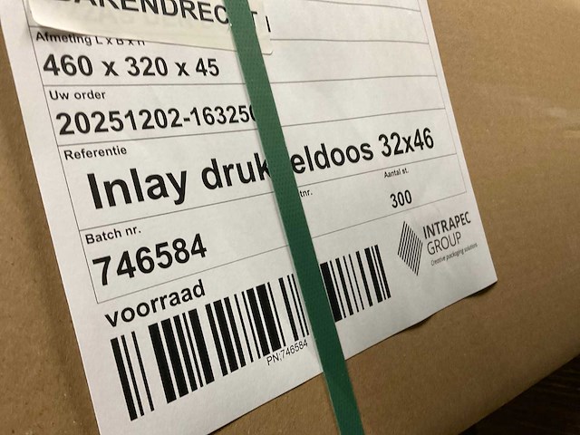 Intrapec packaging kartonnen inlay drukveldozen - afbeelding 4 van  4