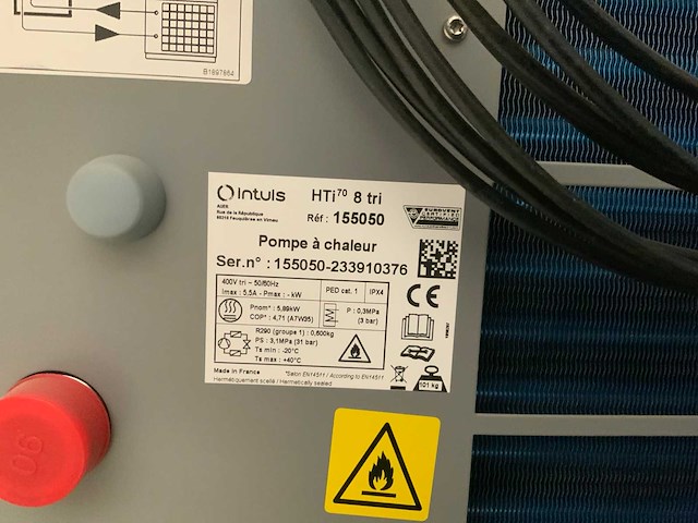 Intuis - hti70 8 tri / pilote ds170d - warmtepomp - afbeelding 23 van  25
