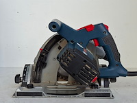 Invalcirkelzaag 165mm 230v, bosch, gkt 55 gce, 2016, inclusief rail 1.5 m - afbeelding 9 van  13