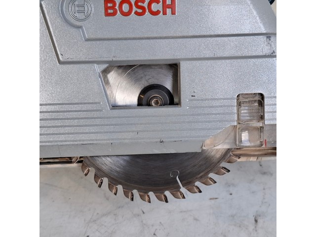 Invalcirkelzaag 165mm 230v, bosch, gkt 55 gce, 2016, inclusief rail 1.5 m - afbeelding 13 van  13