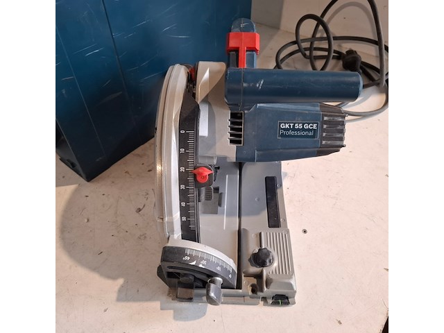 Invalcirkelzaag 165mm 230v (incl.rail 1,5m), bosch, gkt 55 gce, 2016 - afbeelding 6 van  9