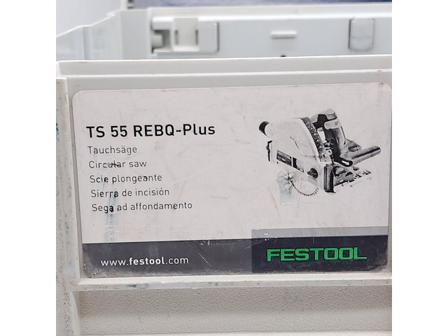 Invalcirkelzaagmachine, festool, ts 55 rebq, 2015 - afbeelding 8 van  10