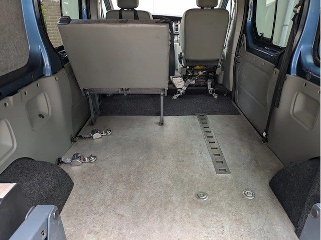 Invalide/ rolstoel bus, renault, trafic 2,5dci, blauw, 2005 - afbeelding 2 van  13