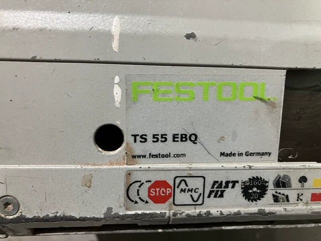 Invalzaag, festool, ts 55 ebq - afbeelding 3 van  5