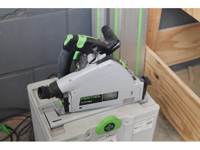 Invalzaag festool ts55f met 2 geleiders 140 cm. - afbeelding 1 van  3